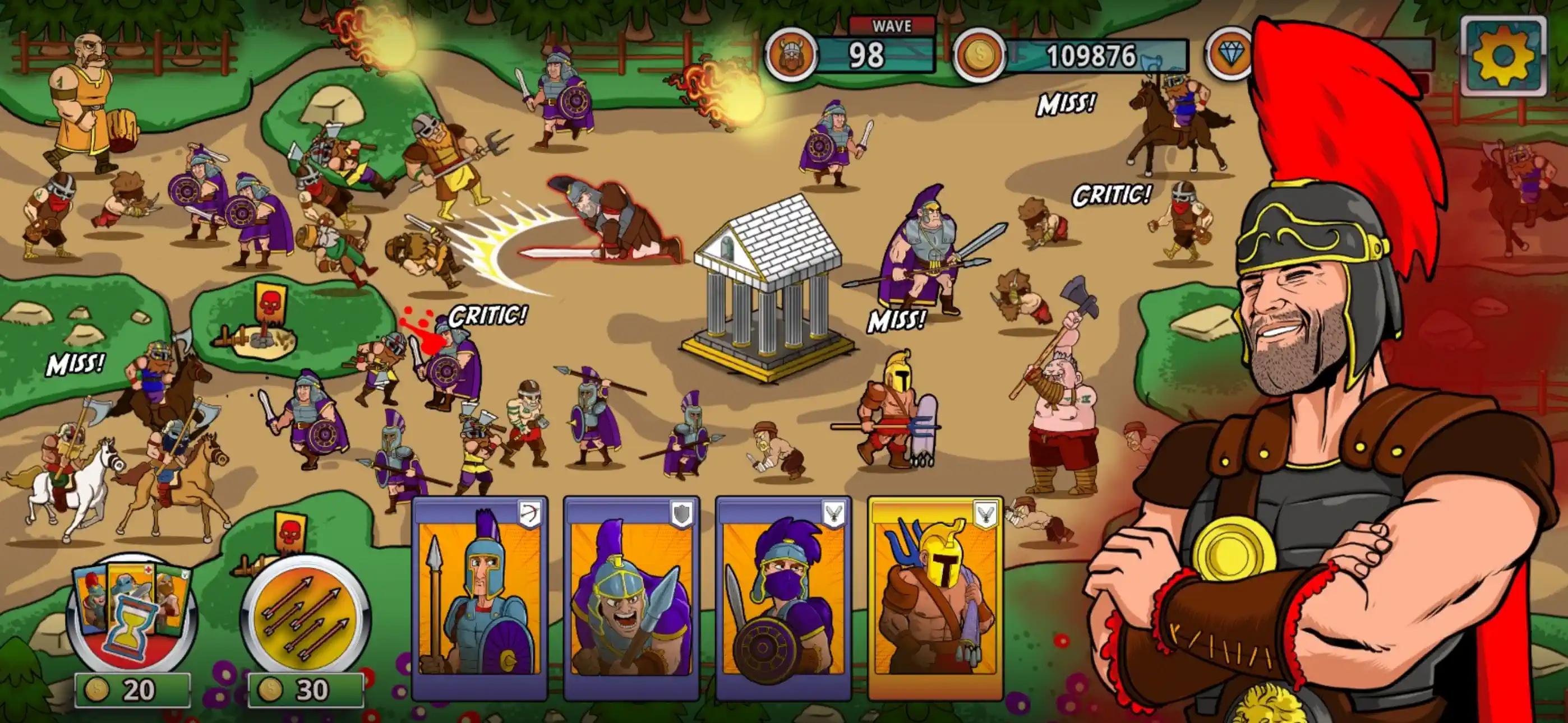 Grow and Conquer: Emperor analyzing strategy — offline mobile strategy game